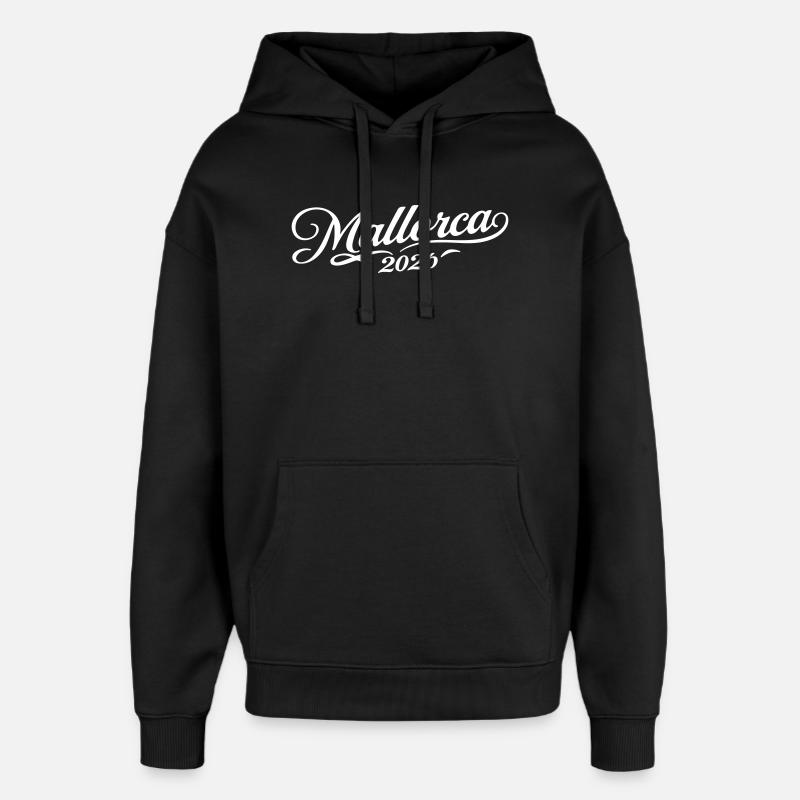 Majorque 2026 - Sweat à capuche unisexe Stanley/Stella Oversized - noir