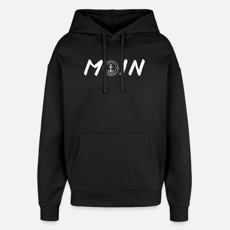 MOIN - Oversized Unisex Hoodie von Stanley/Stella - Schwarz