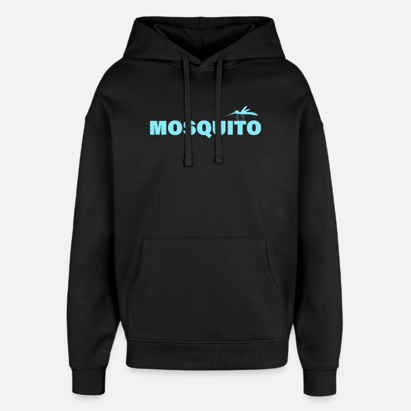 MOUSTIQUE - Sweat à capuche unisexe Stanley/Stella Oversized - noir