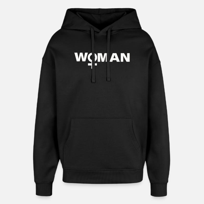 FEMME - Sweat à capuche unisexe Stanley/Stella Oversized - noir