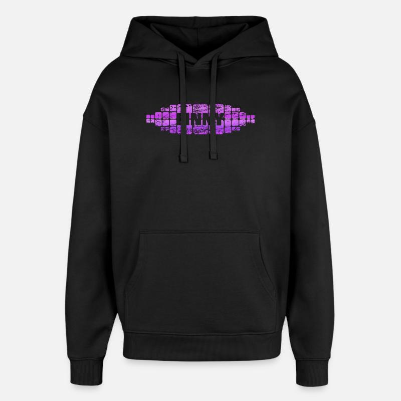 Maman Finny - Sweat à capuche unisexe Stanley/Stella Oversized - noir