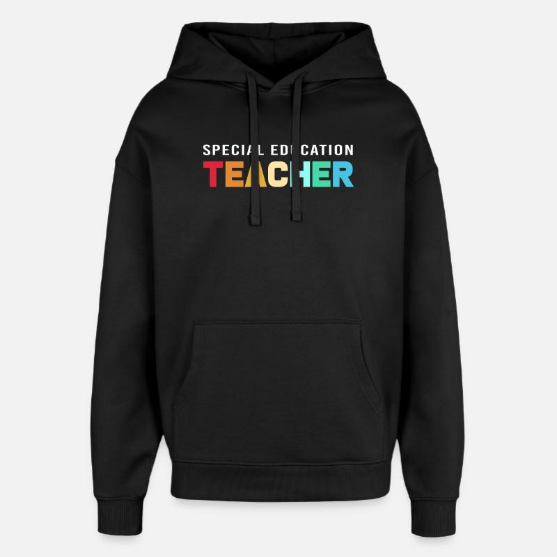 Pédagogue en éducation spécialisée - Sweat à capuche unisexe Stanley/Stella Oversized - noir