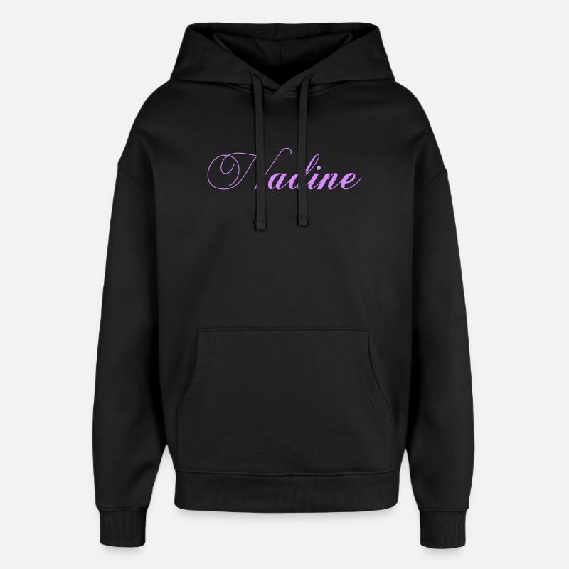 NADINE - Sweat à capuche unisexe Stanley/Stella Oversized - noir
