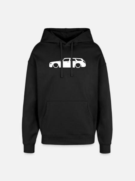 Classic Silhouette Combo Low life - Oversized Unisex Hoodie by Stanley/Stella - black