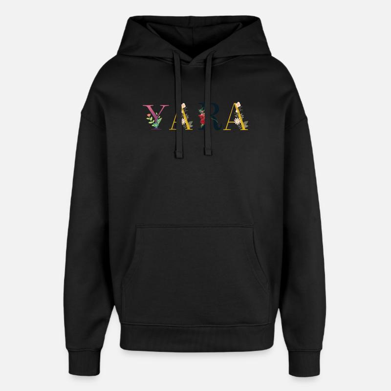 Yara - Sweat à capuche unisexe Stanley/Stella Oversized - noir