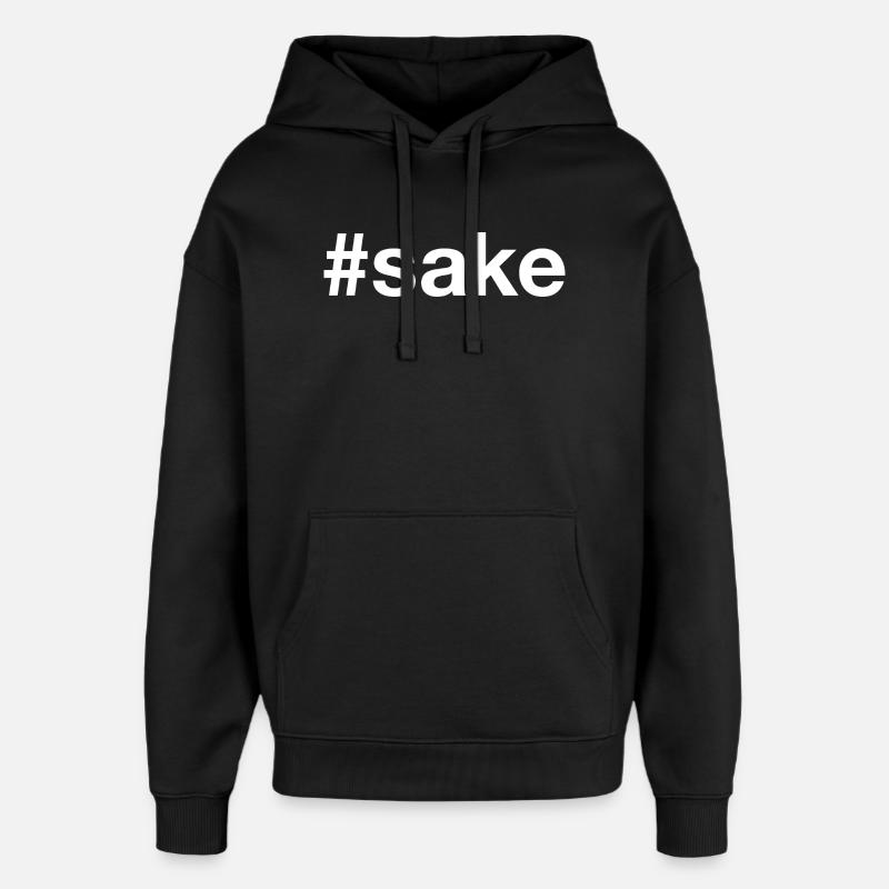 Sake  - Oversized Unisex Hoodie von Stanley/Stella - Schwarz