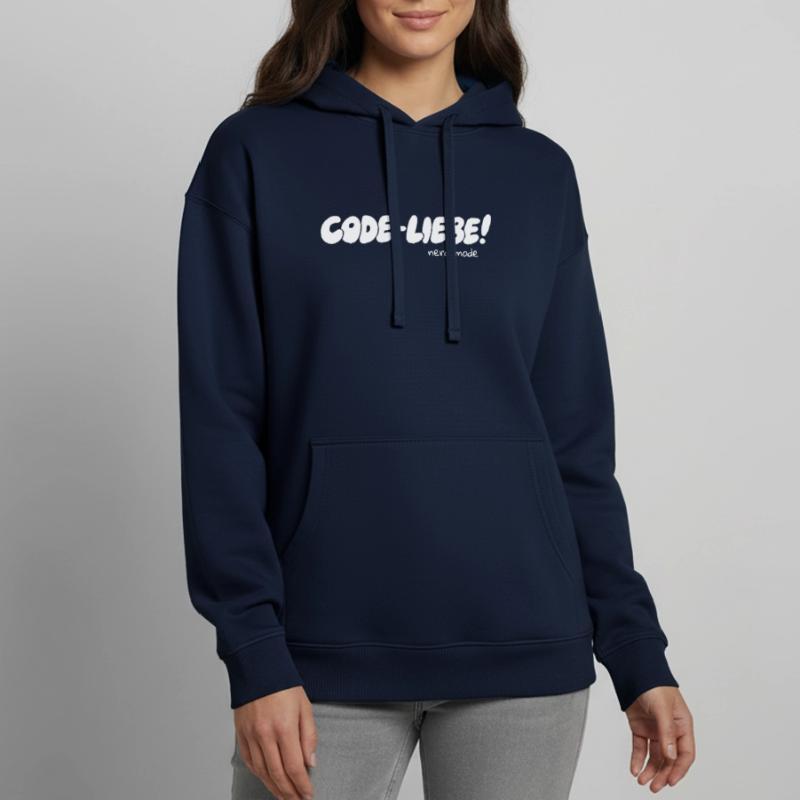 Code-Liebe – Mode Nerd Activé Sweat à capuche unisexe Stanley/Stella Oversized