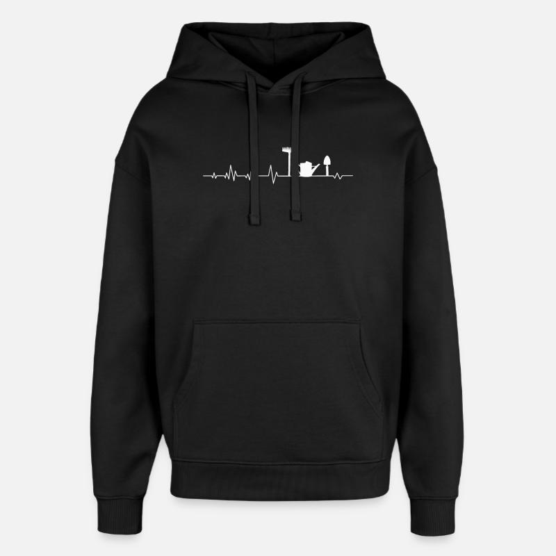 Jardinier Jardinier Jardinier - Sweat à capuche unisexe Stanley/Stella Oversized - noir
