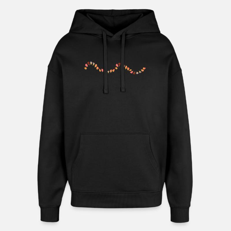 Ice - Oversized Unisex Hoodie by Stanley/Stella - black