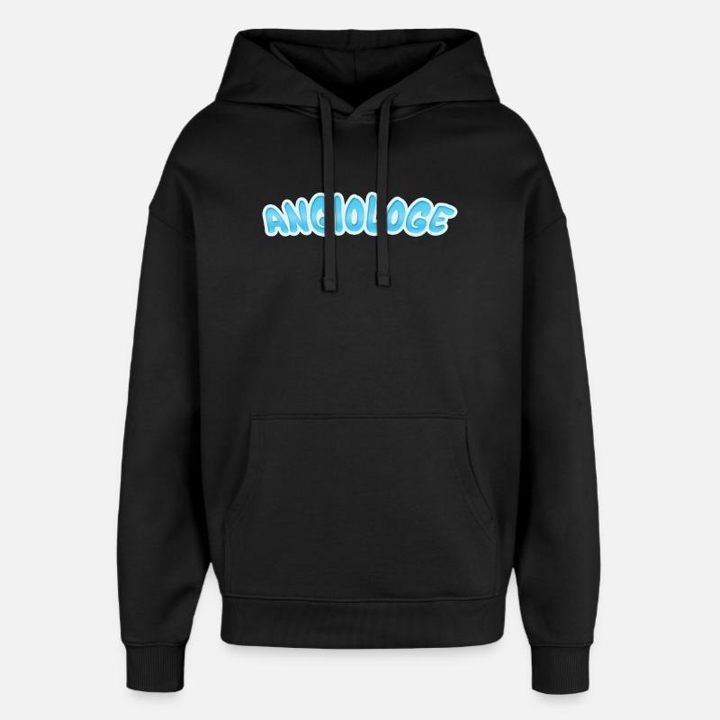 Angiologue en tant qu’angiologue - Sweat à capuche unisexe Stanley/Stella Oversized - noir
