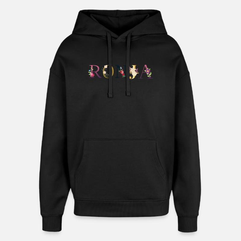 Ronja - Sweat à capuche unisexe Stanley/Stella Oversized - noir