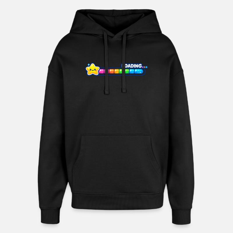Chargement du niveau de joueur - Sweat à capuche unisexe Stanley/Stella Oversized - noir