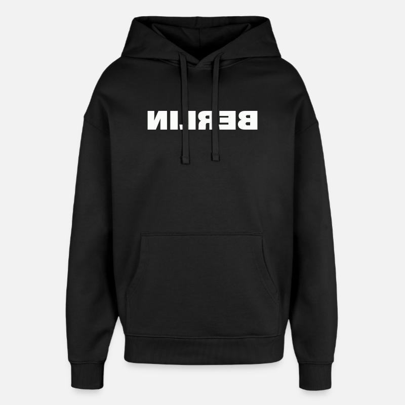 BERLIN - Oversized Unisex Hoodie von Stanley/Stella - Schwarz