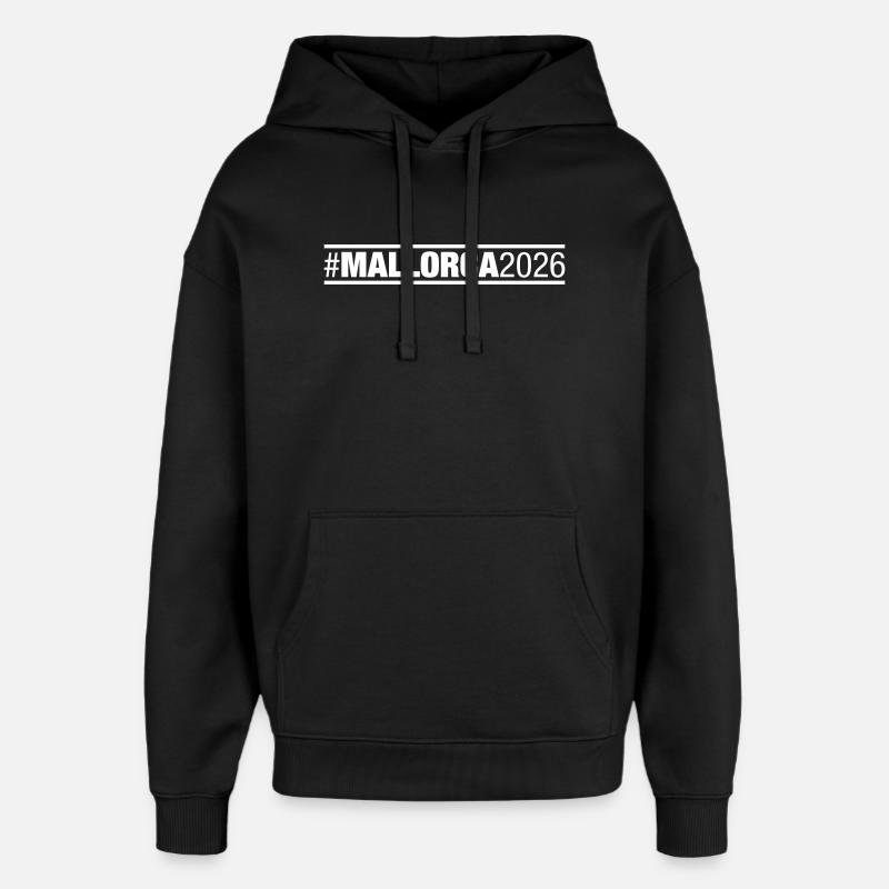 Mallorca 2026 - Oversized Unisex Hoodie von Stanley/Stella - Schwarz