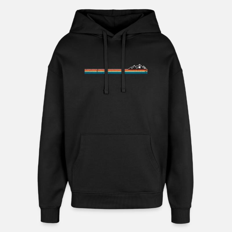 Awaiting design input - Oversized Unisex Hoodie by Stanley/Stella - black