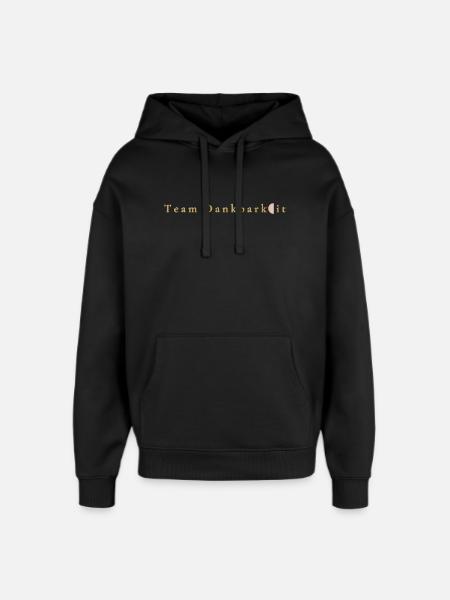Botschaft - Team Dankbarkeit - Oversized Unisex Hoodie von Stanley/Stella - Schwarz