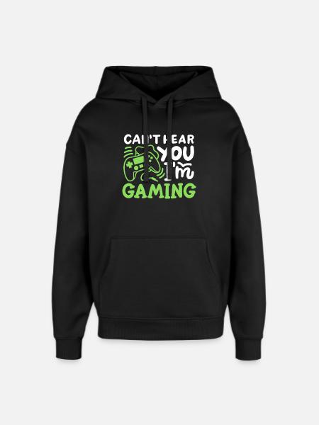 Gaming Gamer - Oversized Unisex Hoodie von Stanley/Stella - Schwarz