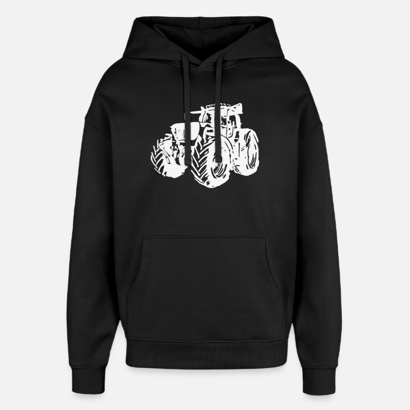 930 Illustration - Oversized Unisex Hoodie von Stanley/Stella - Schwarz