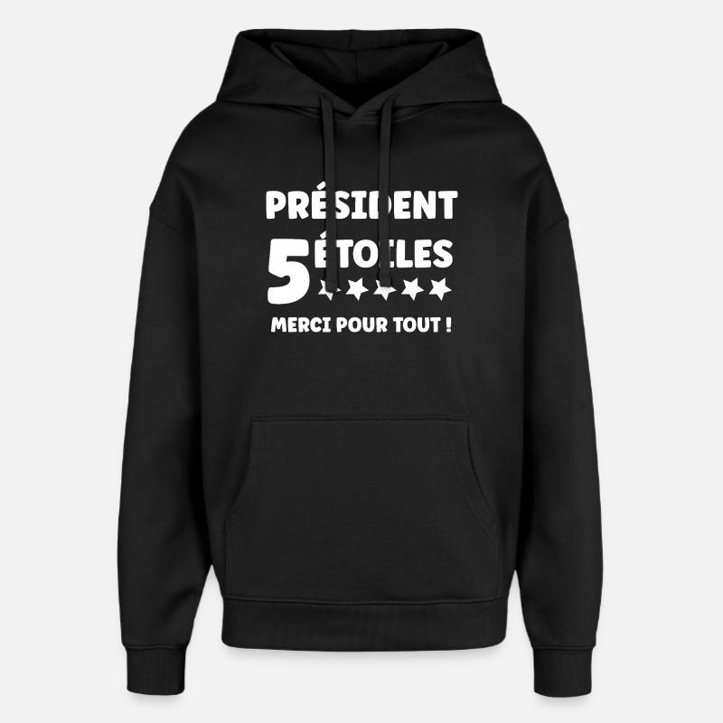 Präsident - Oversized Unisex Hoodie von Stanley/Stella - Schwarz