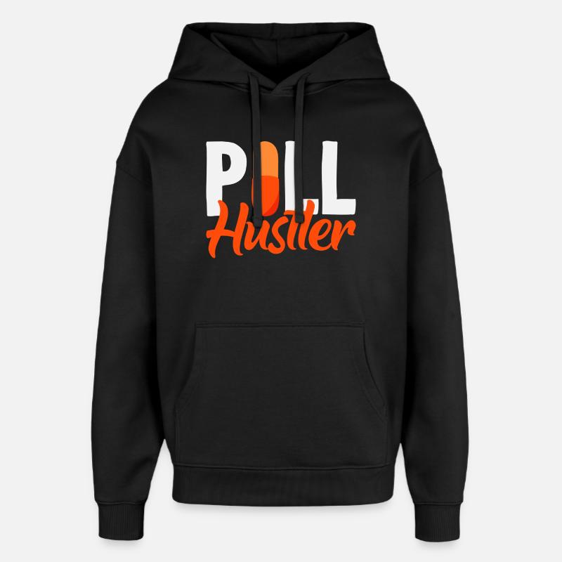 Pharmacist Pharmaceutical Technical - Oversized Unisex Hoodie by Stanley/Stella - black