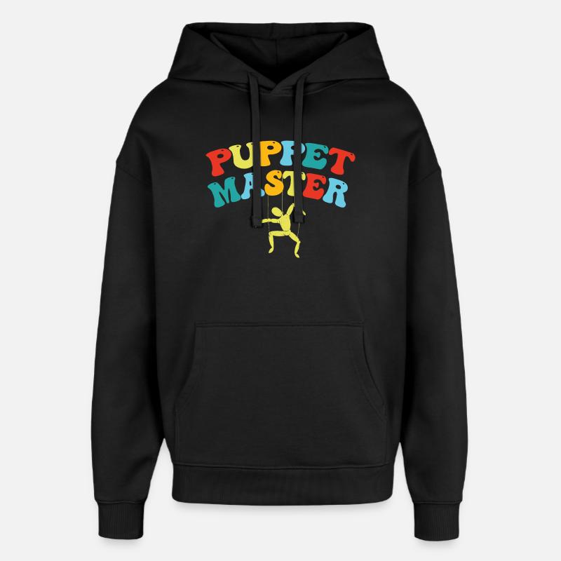 Art du Swing du Marionnettiste - Sweat à capuche unisexe Stanley/Stella Oversized - noir