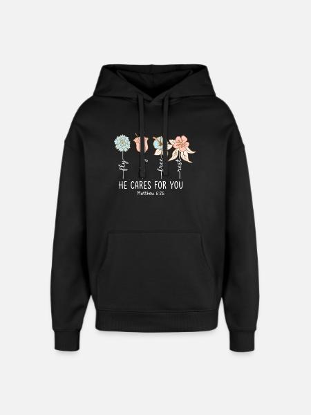 Enfants chrétiens Armor Of God - Sweat à capuche unisexe Stanley/Stella Oversized - noir