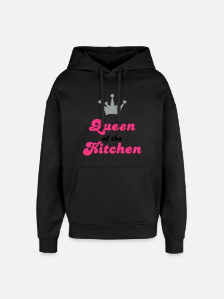 cuire - Sweat à capuche unisexe Stanley/Stella Oversized - noir