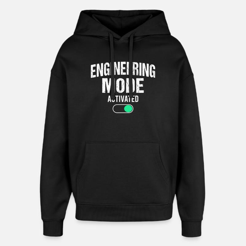 Mechanical Engineering Mechanical Engineer - Oversized Unisex Hoodie by Stanley/Stella - black