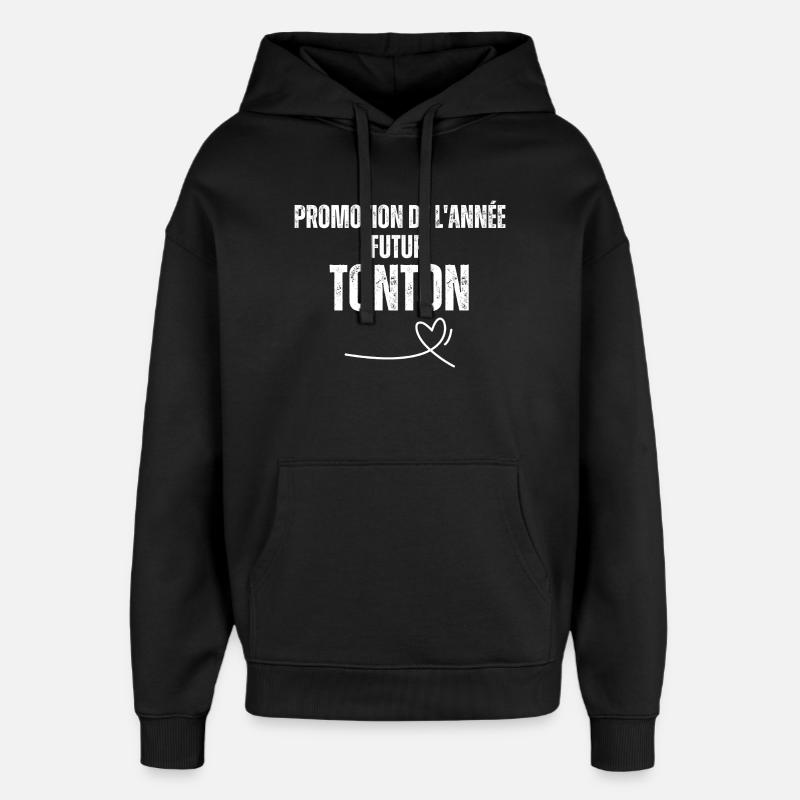 Tonton Futur Promo Année - Sweat à capuche unisexe Stanley/Stella Oversized - noir