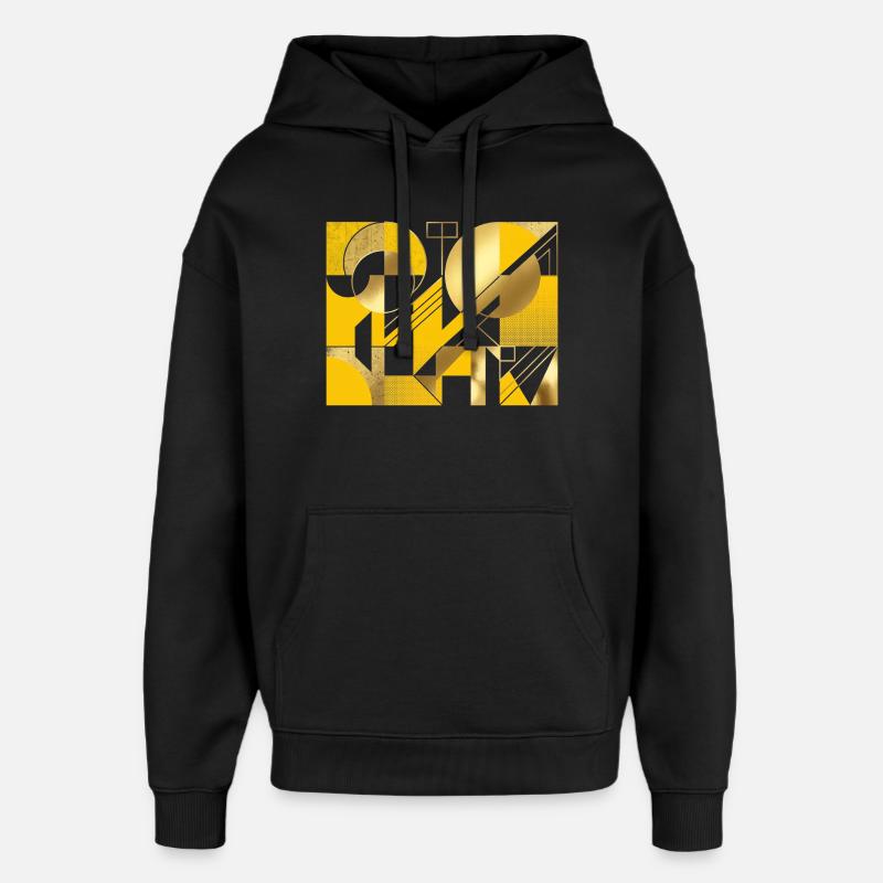 Maison d’or folle - Sweat à capuche unisexe Stanley/Stella Oversized - noir