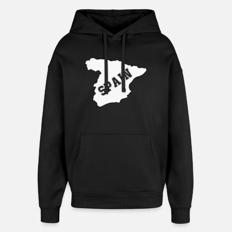spanien spain - Oversized Unisex Hoodie von Stanley/Stella - Schwarz