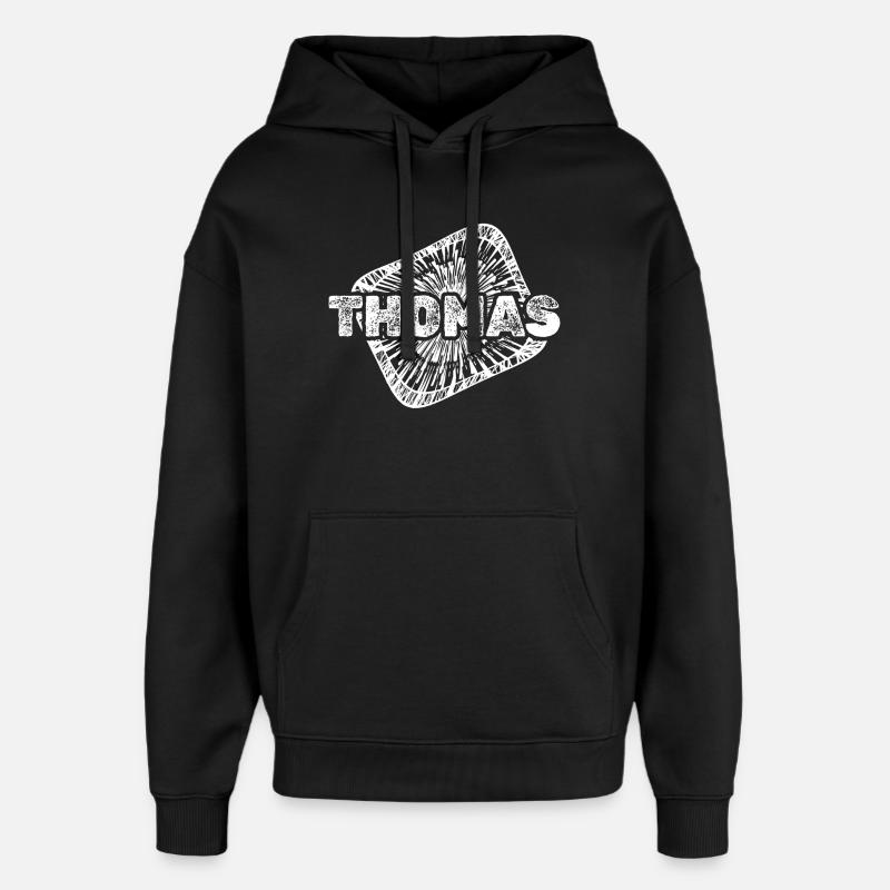 Naissance Thomas - Sweat à capuche unisexe Stanley/Stella Oversized - noir