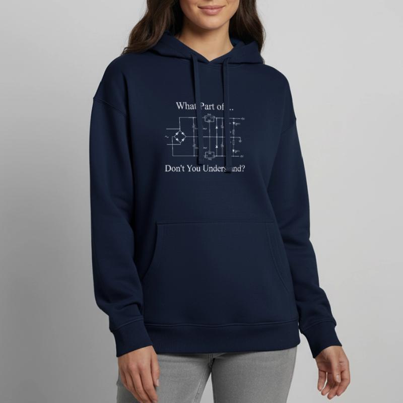 Electrical Engineer Funny Engineering Sarcasm Oversized Unisex Hoodie by Stanley/Stella