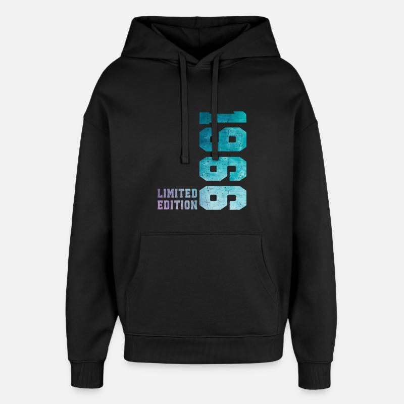 1966 Édition Limitée 60 ans anniversaire - Sweat à capuche unisexe Stanley/Stella Oversized - noir