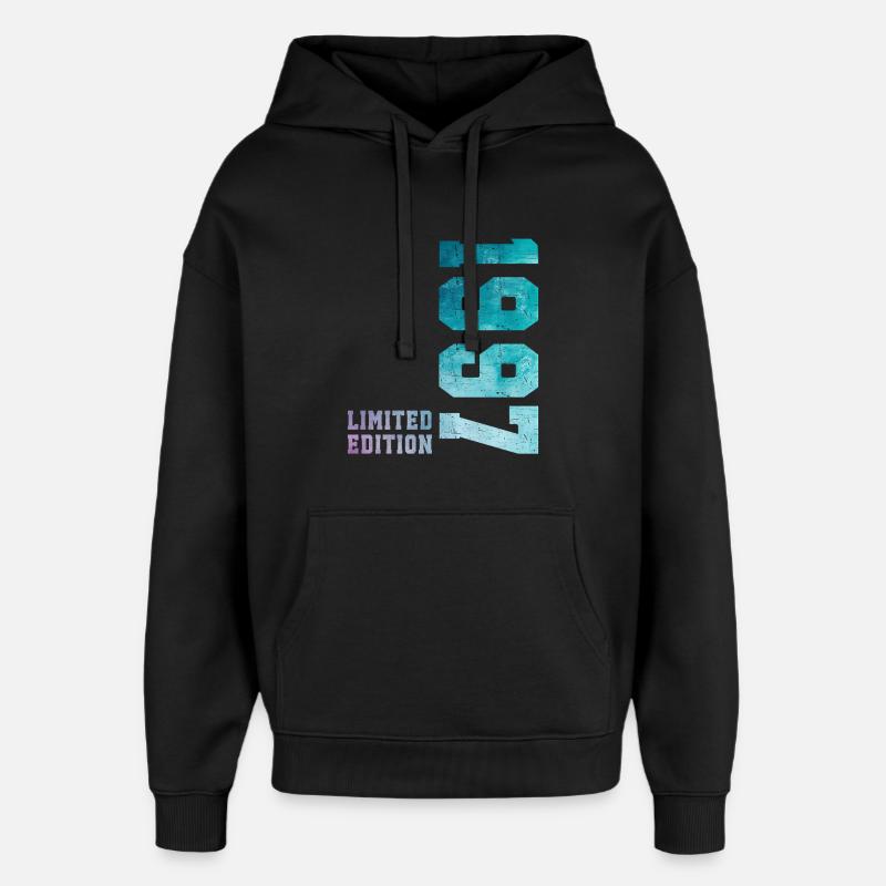 1997 Édition Limitée 29 ans anniversaire - Sweat à capuche unisexe Stanley/Stella Oversized - noir