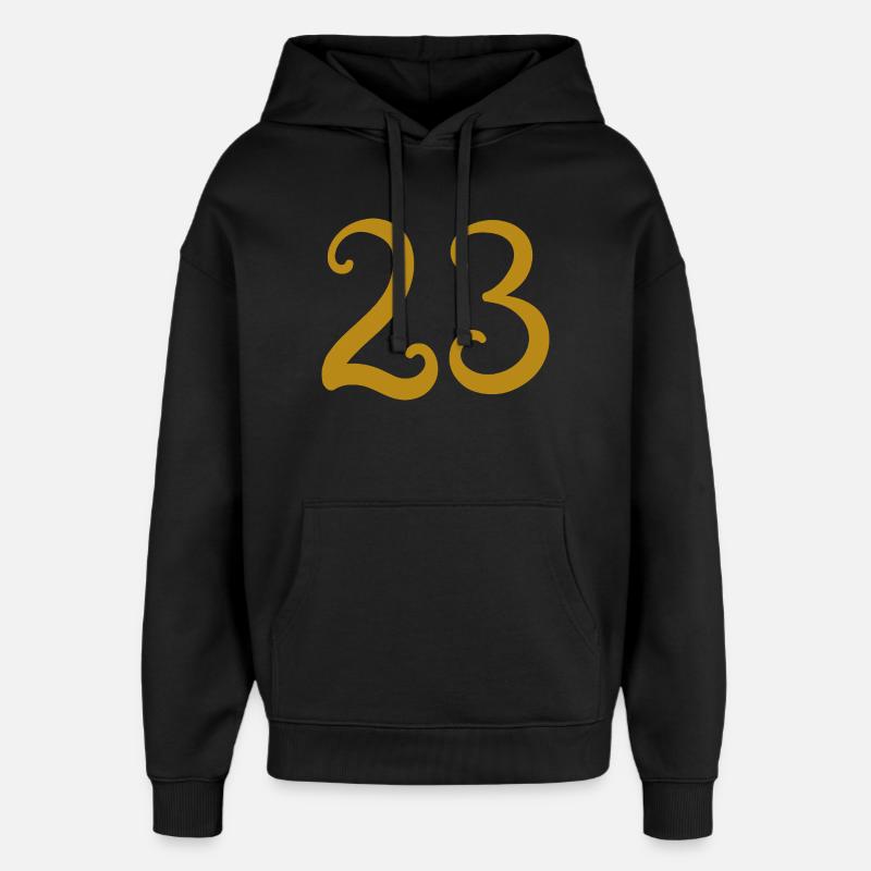 23 - Sweat à capuche unisexe Stanley/Stella Oversized - noir