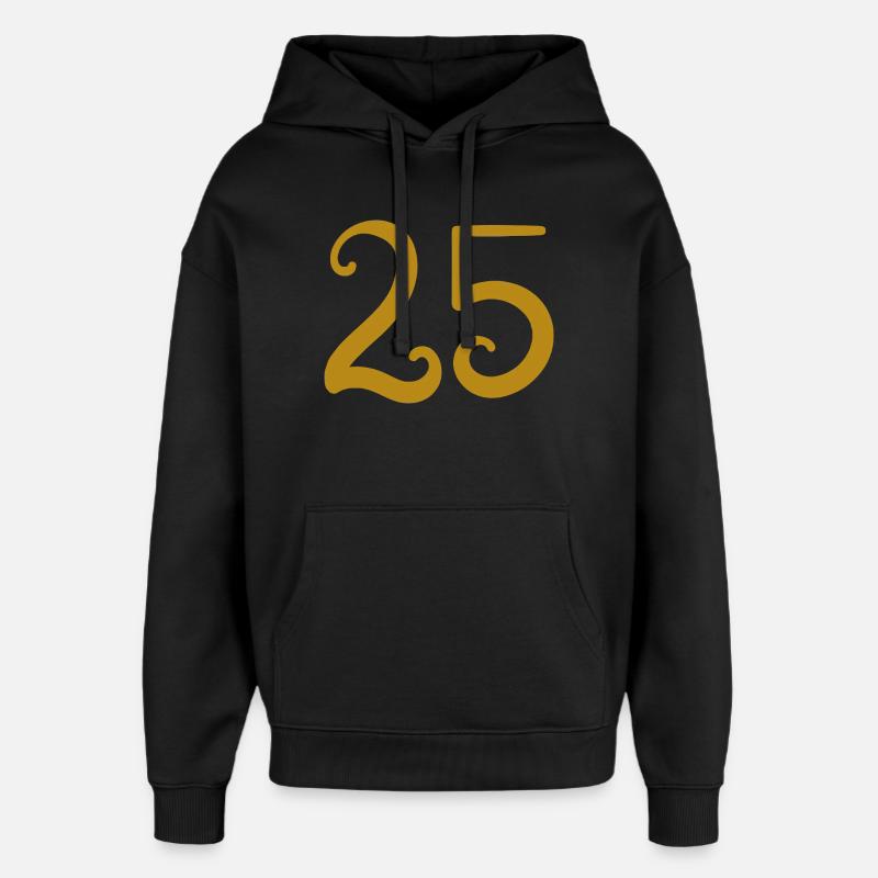 25 - Sweat à capuche unisexe Stanley/Stella Oversized - noir
