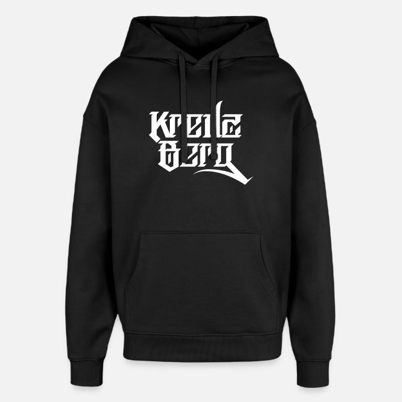 Kreuzberg Berlin - Sweat à capuche unisexe Stanley/Stella Oversized - noir