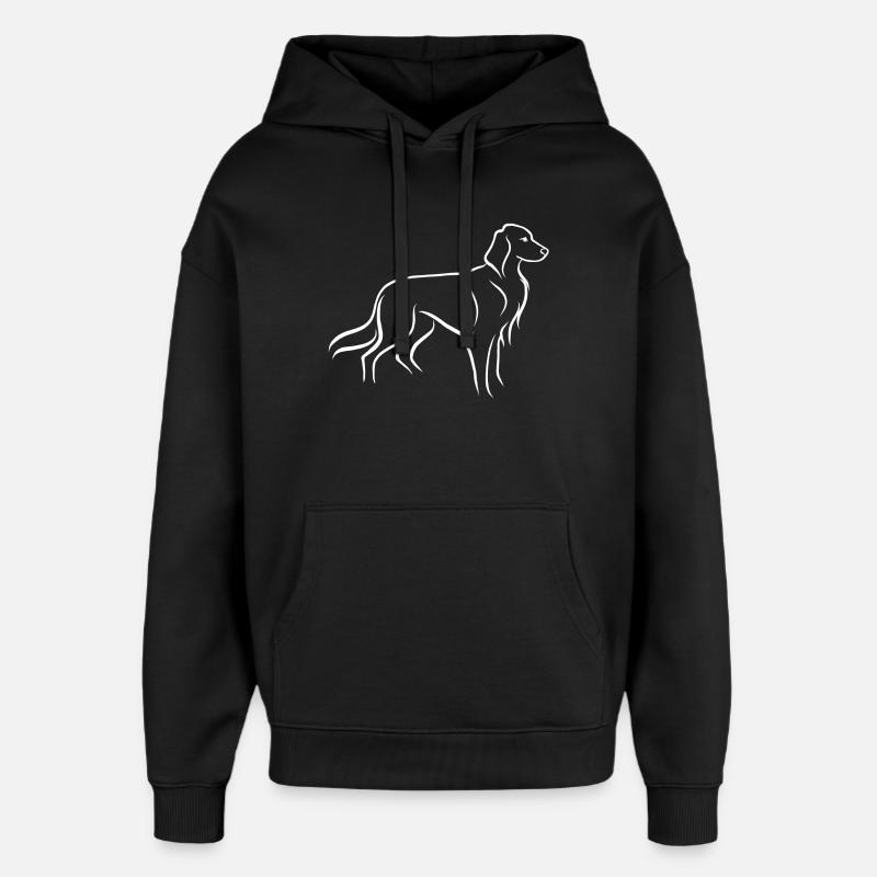 Setter debout - Sweat à capuche unisexe Stanley/Stella Oversized - noir