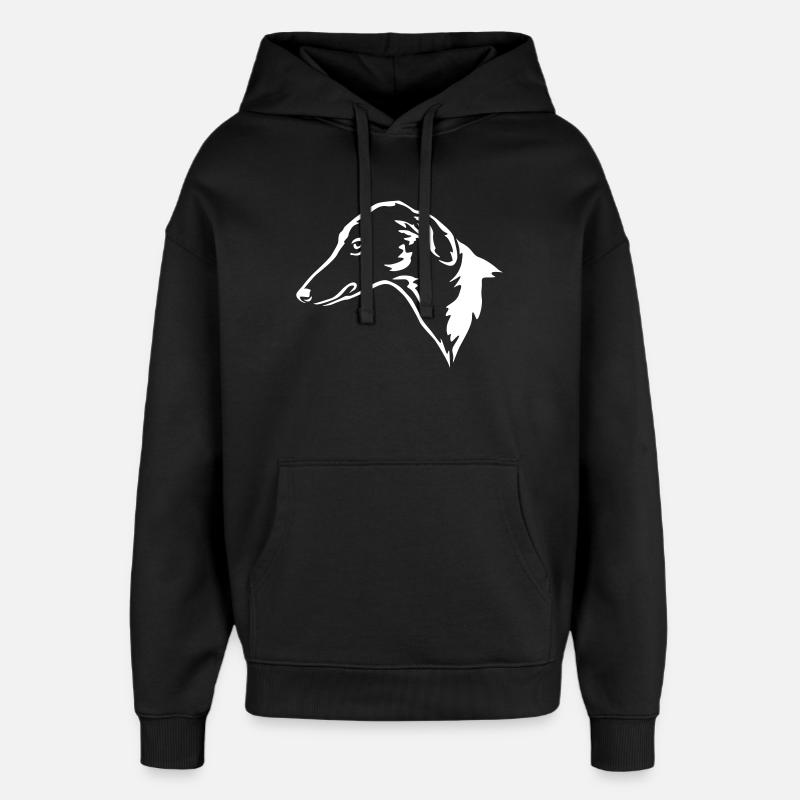 Azawakh Head « Black Edition » - Sweat à capuche unisexe Stanley/Stella Oversized - noir