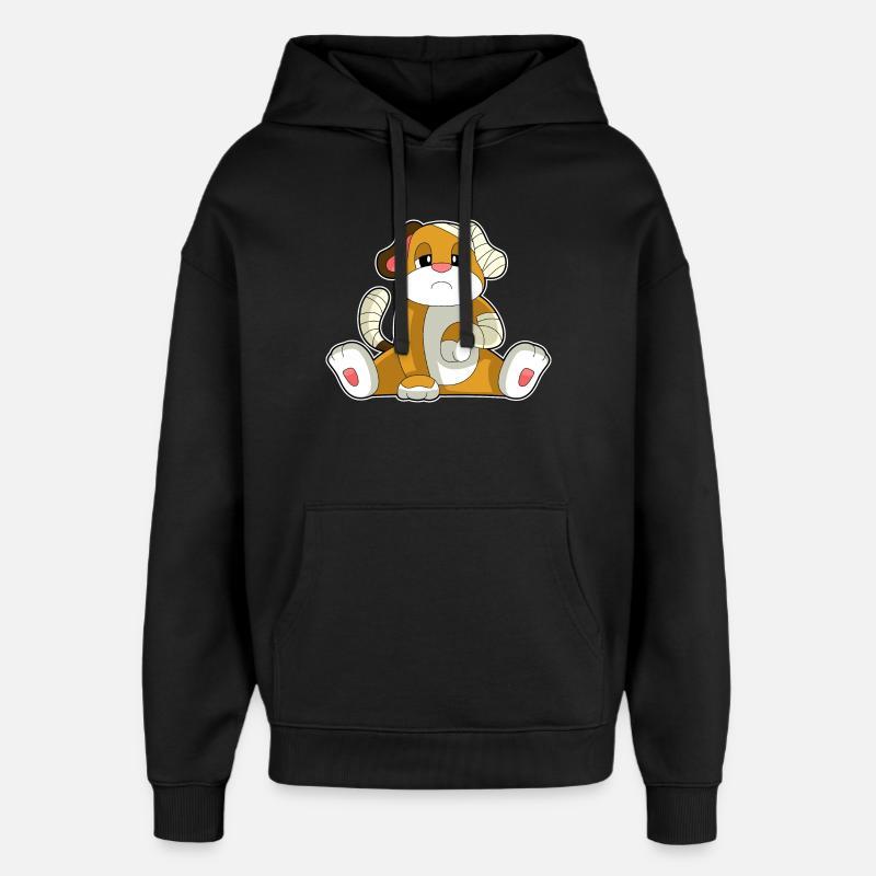 Bandage pour chien - Sweat à capuche unisexe Stanley/Stella Oversized - noir