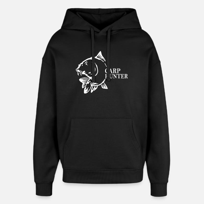 Carp Hunter - Oversized Unisex Hoodie von Stanley/Stella - Schwarz
