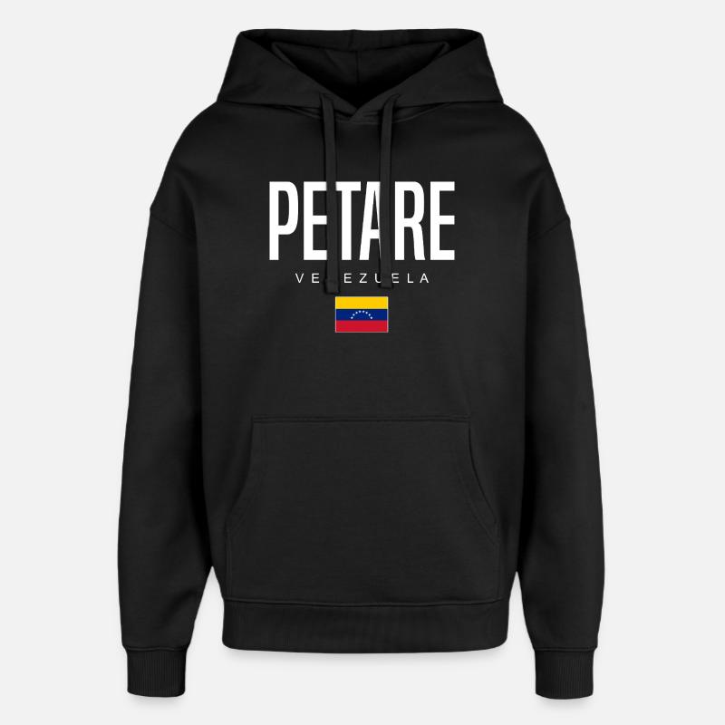 Petare, Venezuela - Sweat à capuche unisexe Stanley/Stella Oversized - noir