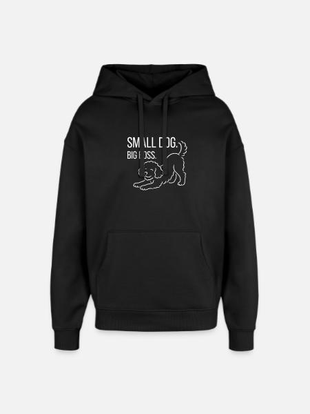 Zwergpudel, Malti-poo oder Königspudel - Oversized Unisex Hoodie von Stanley/Stella - Schwarz