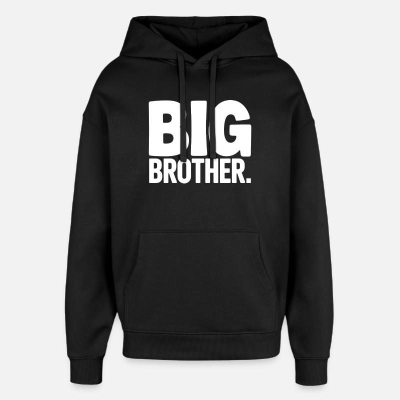 Big Brother Surveillance - Sweat à capuche unisexe Stanley/Stella Oversized - noir