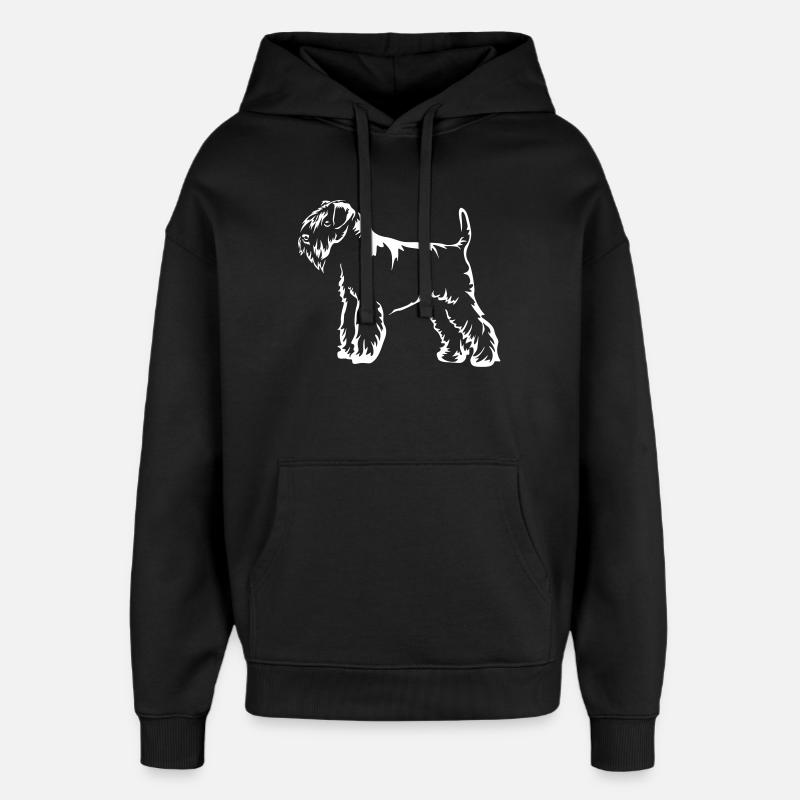 Schnauzer "Black Edition" - Oversized Unisex Hoodie von Stanley/Stella - Schwarz