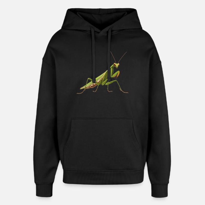 Gottesanbeterinnen Gottesanbeterin - Oversized Unisex Hoodie von Stanley/Stella - Schwarz
