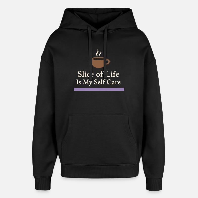 Introverti d’anime Weeb canapé - Sweat à capuche unisexe Stanley/Stella Oversized - noir