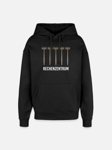 Rechenzentrum Gärtner Garten Gartenarbeit - Oversized Unisex Hoodie von Stanley/Stella - Schwarz