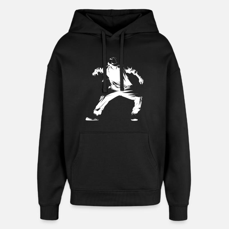 Graphismes Breakdancer - Sweat à capuche unisexe Stanley/Stella Oversized - noir